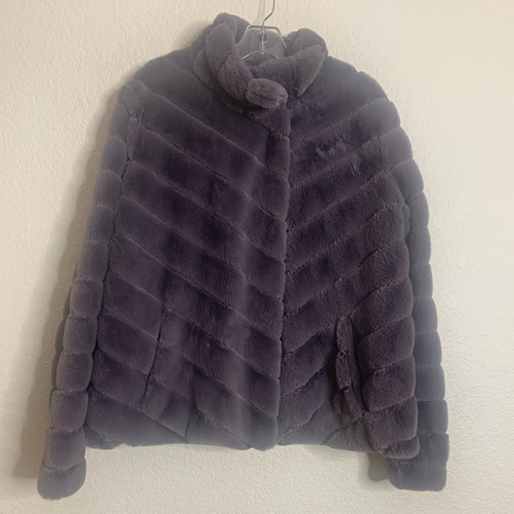 Bernardo Dark Blue Teddy Jacket